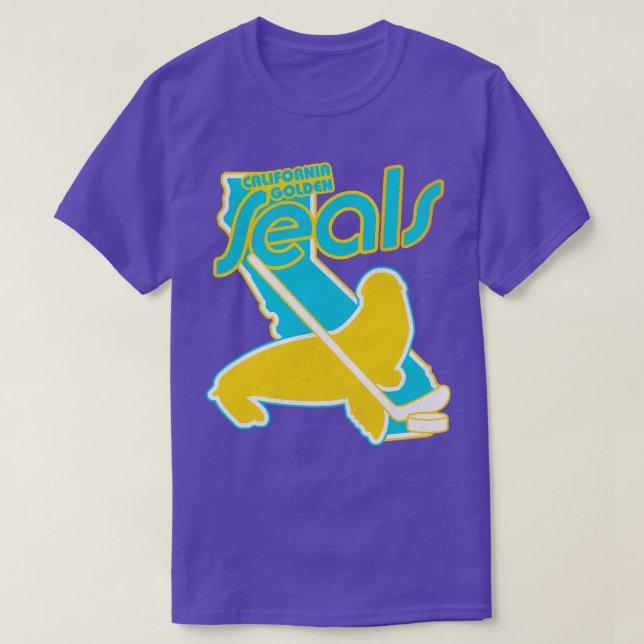 Defunct California Golden Seals Hockey Team 1 T-Shirt (Design Front)