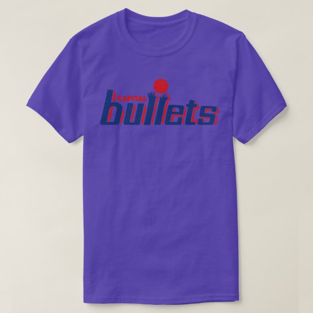 Defunct Capital Bullets Basketball Team T-Shirt (Design Front)