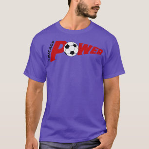 Defunct Chicago Power NPSL 1990 T-Shirt