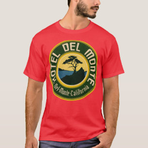 Defunct Hotel Del Monte California Luggage Label T-Shirt