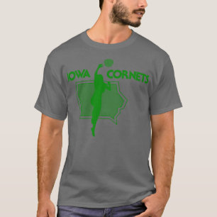 Defunct Iowa Cornets WBA 1978 T-Shirt