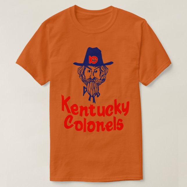 Defunct Kentucky Colonels ABA Basketball T-Shirt (Design Front)