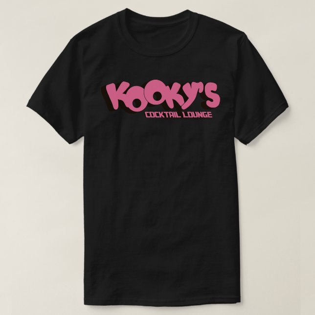 Defunct Kookys 60s 70s Lesbian Nightclub NYC T-Shirt (Design Front)