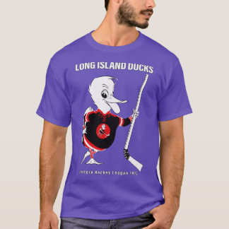 Defunct Long Island Ducks EHL Hockey 1972 T-Shirt