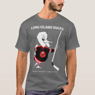 Defunct Long Island Ducks EHL Hockey 1972 T-Shirt