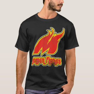 Defunct Moncton Golden Flames Hockey Team T-Shirt