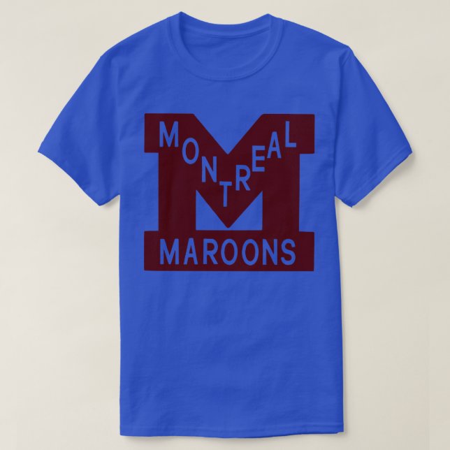 Defunct Montreal Maroons Hockey Team 1 T-Shirt (Design Front)