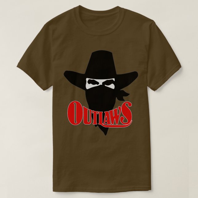 Defunct Oklahoma Outlaws   1 T-Shirt (Design Front)
