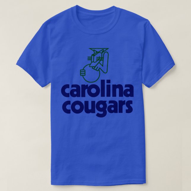 Defunct olina Cougars ABA Basketball 1969 T-Shirt (Design Front)