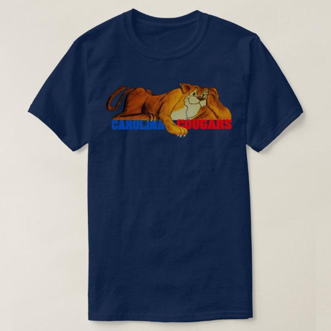 Defunct olina Cougars T-Shirt (Design Front)