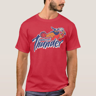 Defunct Quad City Thunder Basketball Team T-Shirt