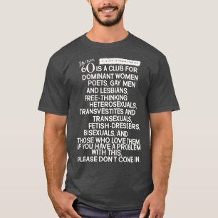 Defunct RULES 90s Gay Trans Nightclub T-Shirt