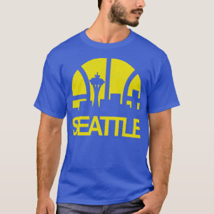 Defunct Seattle Supersonics Skyline T-Shirt