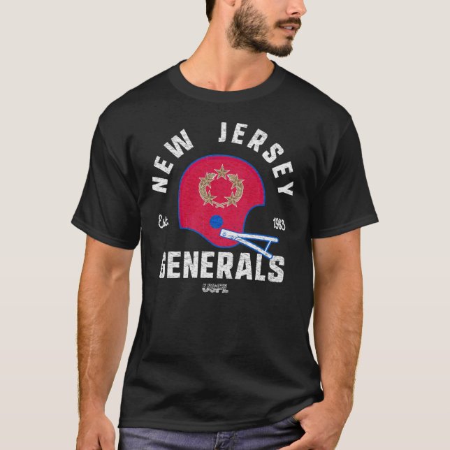 Defunct Series New Jersey Generals Classic T-Shirt (Front)