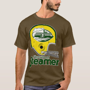 Defunct Shreveport Steamer Team Helmet T-Shirt