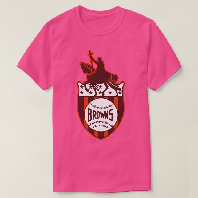 Defunct St Louis Browns Baseball T-Shirt (Design Front)
