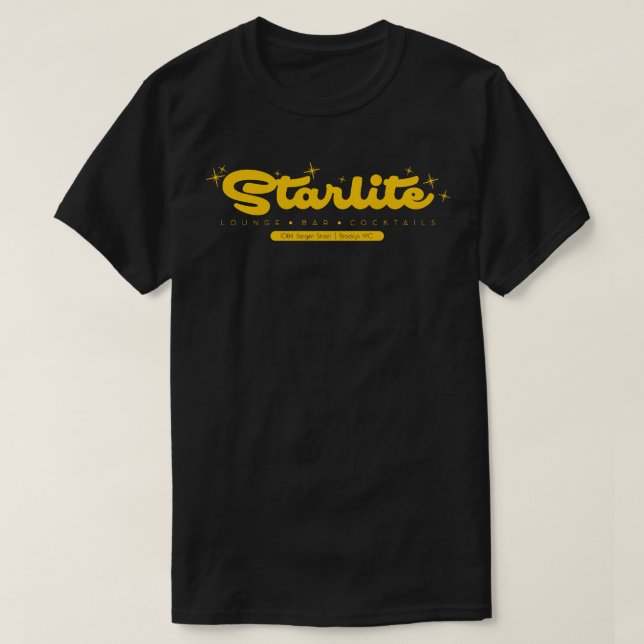 Defunct Starlite Lounge Bar Gay Nightclub NYC T-Shirt (Design Front)