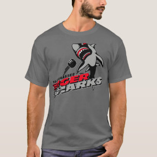 Defunct Tallahassee Tiger Sharks ECHL Hockey 1994 T-Shirt