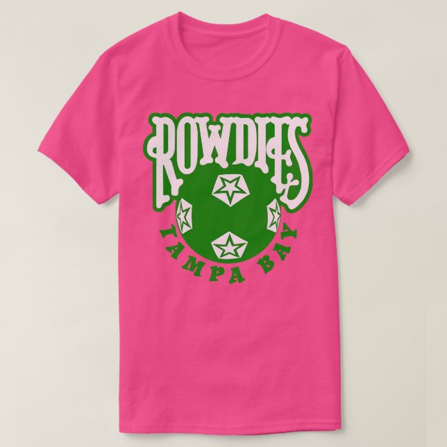 Defunct Tampa Bay Rowdies NASL 1981 T-Shirt (Design Front)