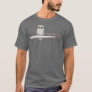 Defunct Topeka Owls Minor League Baseball 1952 T-Shirt