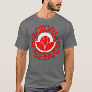 Defunct Victoria Rosebuds Minor League Baseball 19 T-Shirt