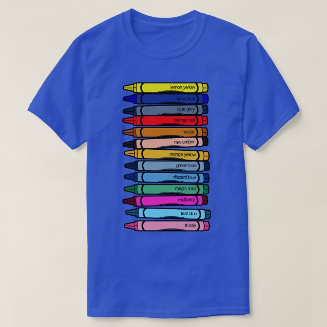 Defunct Wax Pastel Colours T-Shirt (Design Front)