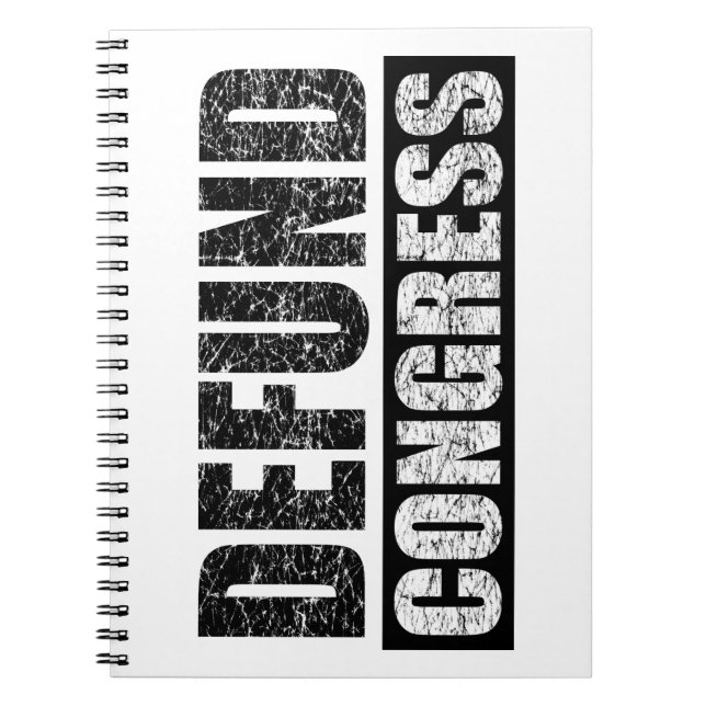 Defund-Congress Notebook (Front)