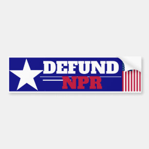 Defund NPR (IMHO) Bumper Sticker