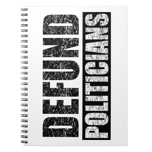 Defund-Politicians Notebook (Front)