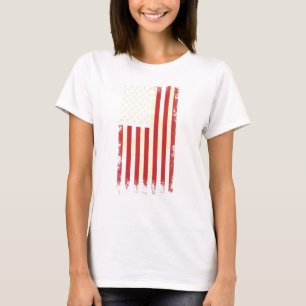 Defund Politicians Us Flag Take The Dollars Out Th T-Shirt