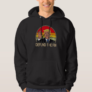 Defund the FBI Retro Federal Bureau Anti FBI Corru Hoodie