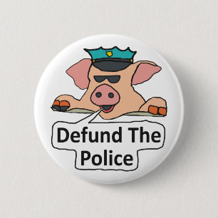 Defund The Police 6 Cm Round Badge