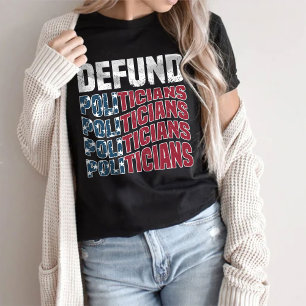 Defund the Police and Media, Retro Vintage T-Shirt