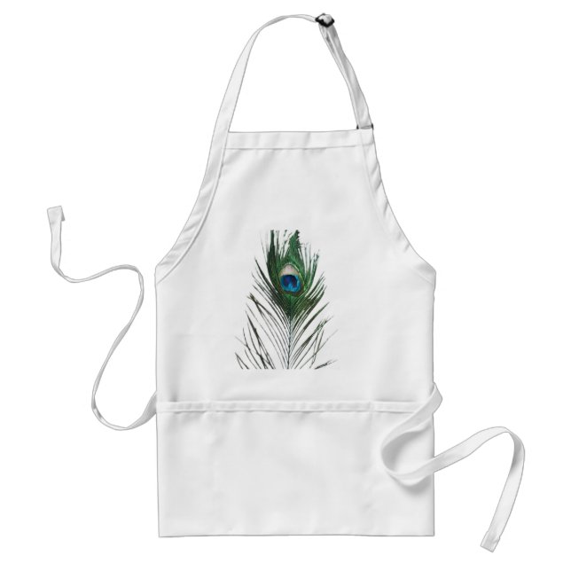 Defused Peacock Feather Standard Apron (Front)