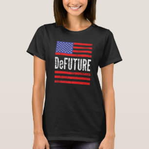 DeFUTURE Ron Desantis American Flag Florida Vintag T-Shirt