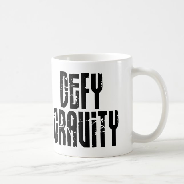 Defy Gravity - Snowboard Mug (Right)
