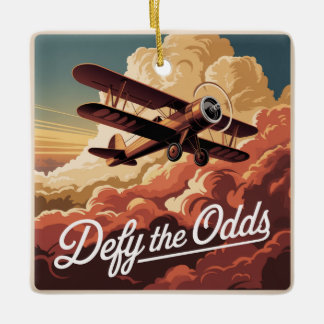 Defy The Odds Ceramic Ornament