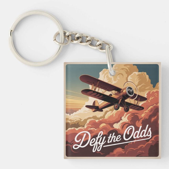 Defy The Odds Key Ring (Front)