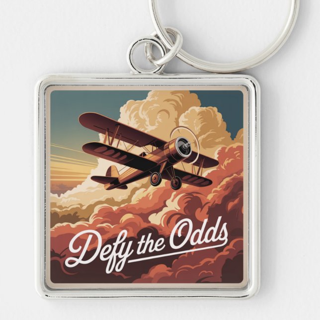 Defy The Odds Key Ring (Front)