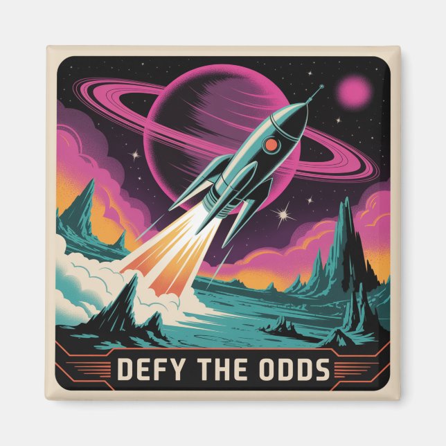 Defy The Odds Magnet (Front)