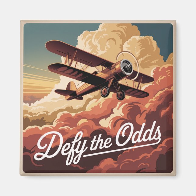 Defy The Odds Magnet (Front)