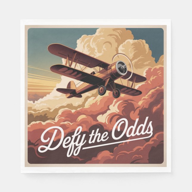 Defy The Odds Napkin (Front)