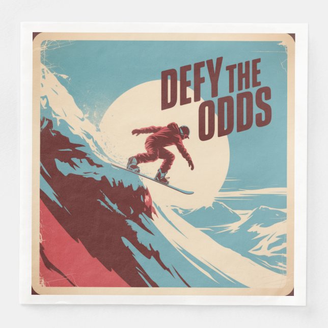 Defy The Odds Napkin (Front)