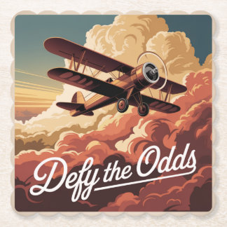Defy The Odds Paper Coaster