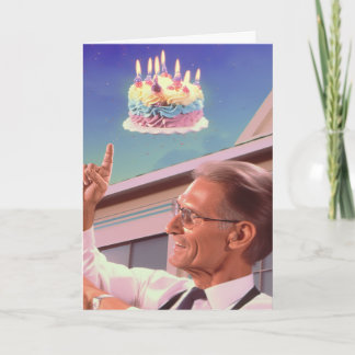 Defying Gravity on Your Birthday Card