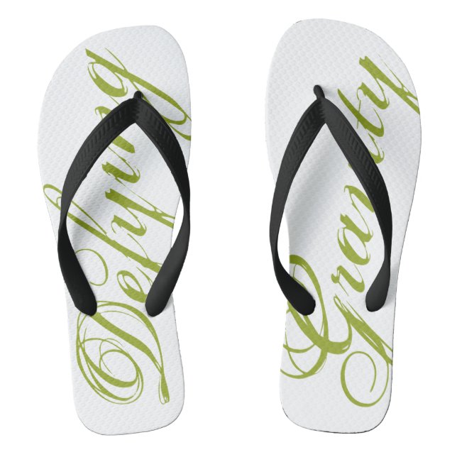 Defying Gravity Wide Strap Flip Flops (Footbed)