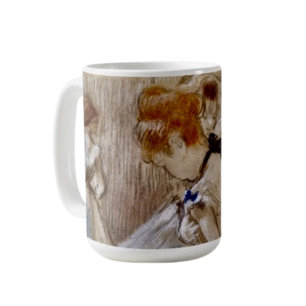 Dega’s Dancer With Blue Ribbon Coffee Mug