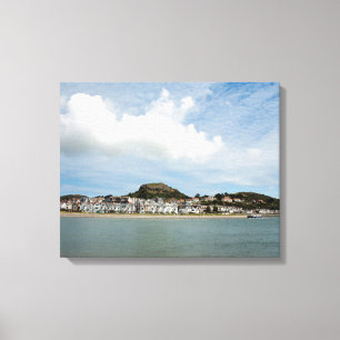 Deganwy North Wales Postcard Poster Faux Canvas Pr Print