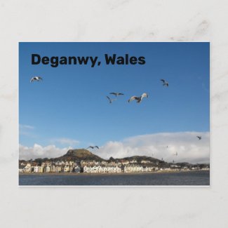 Deganwy, Wales Postcard