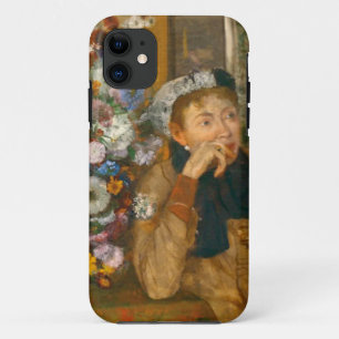 Degas A Woman Seated Beside a Vase of Flowers iPhone 11 Case